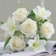 thumbnail image 5 of Ramo De Flores Artificiales, Flores Artificiales Para Bodas, Decoración Del Hogar, Centros De Mesa Y Arreglos De Pared, Decoración Floral De Mano, 5 of 8