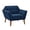 Blue, variant on Gracie Mills Frederick Lounge Chair GRACE-5385 Modern Comfort Design Padded Seat