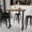 Walnut, variant on BizChair 30'' x 42'' Rectangular Natural Laminate Table Top with 5'' x 22'' Bar Height Table Bases