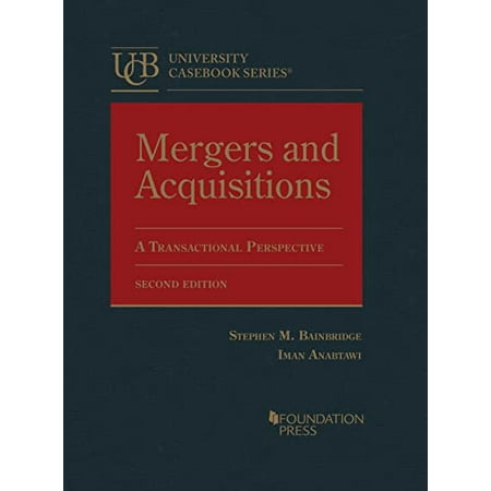 Pre-Owned Mergers and Acquisitions: A Transactional Perspective (University Casebook Series), 9781642422498, 1642422495, Hardcover, 2 edition