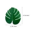 thumbnail image 2 of KAKOWELY 1 juego de hojas de monstera artificiales, hojas de palma, adorno para decoración de bodas y fiestas., 2 of 5
