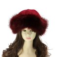 thumbnail image 3 of Women's Mongolian Style Winter Hat, Faux Fur Lined Thermal Insulated Ear Protection Cap for Extreme Cold Weather and Outdoor Activities, 3 of 5