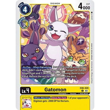 Digimon Infernal Ascension Common Gatomon EX6-020