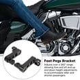 thumbnail image 3 of Repose-pieds Réglables, Repose-Pieds de Moto Support Autoroute 360 Réglable Robuste Repose-Pieds Extension pour Tourisme, 3 of 7