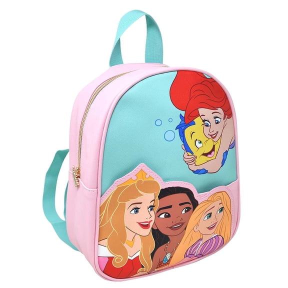 Disney Princess PU Deluxe 10" Mini Backpack for Girls Ages 3 