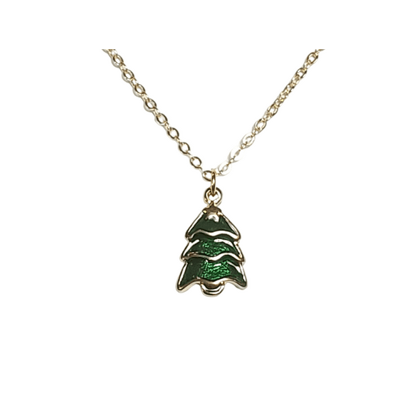 Christmas Tree Necklace