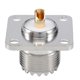 thumbnail image 1 of UHF Female SO239 Panel Chassis Mount Flange Deck Mount Solder Cup RF Connector, 1 of 5