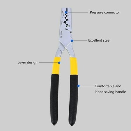 

Compact high-quality and durable wire pliers - Versatile precision portable essential small hand tool for stripping crimping and connecting wires with precision terminals and connecto