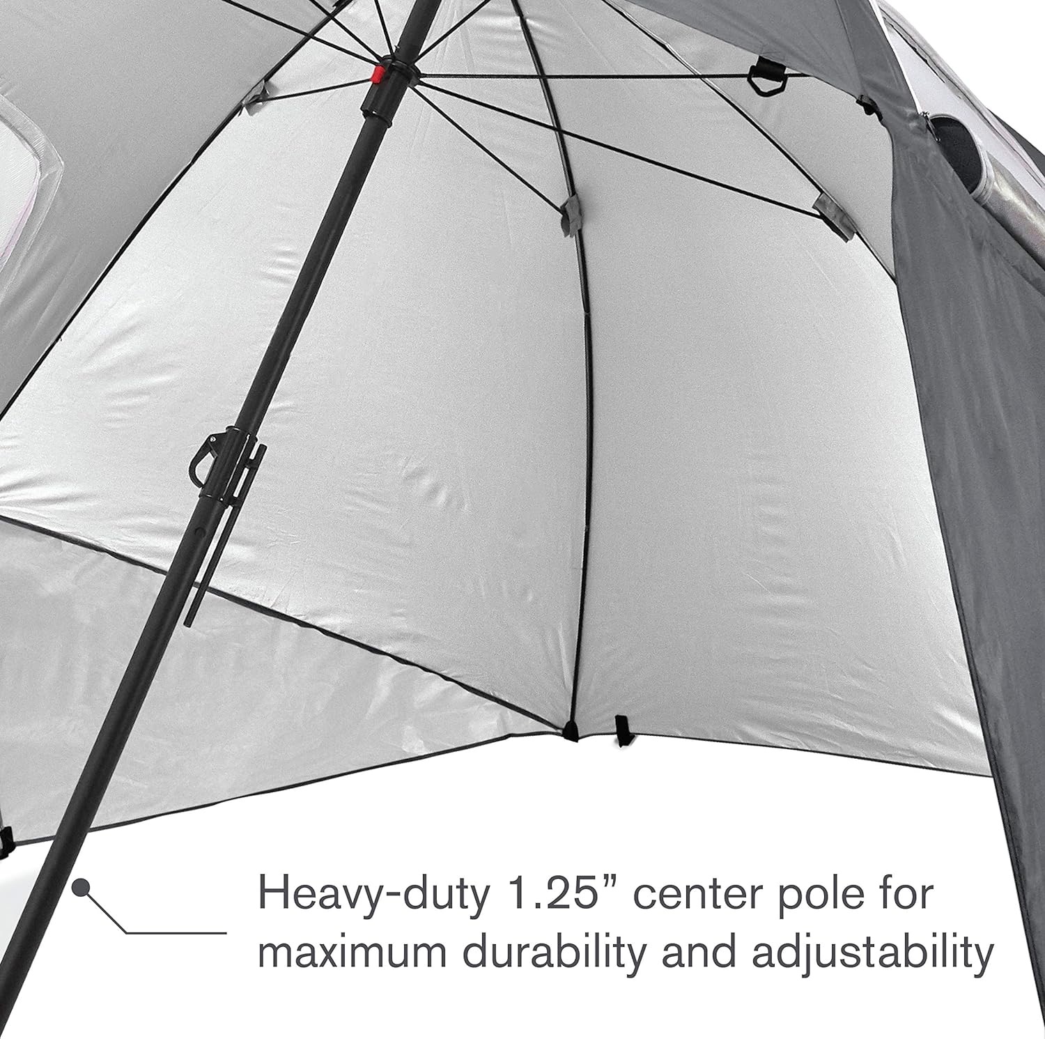 Sport-Brella Premiere XL Sonnenschirm - 2,7 M Durchmesser, UPF 50+, Mit Seitenteilen & Tragetasche