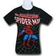 Spider-Man Super-Héros Merveille Bandes Dessinées Incroyable Adulte Grand T-Shirt de Métro T-Shirt – image 2 sur 4