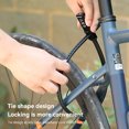 thumbnail image 2 of Candado para bicicleta con contraseña de tres dígitos Candado para bicicleta sin llave Accesorios ligeros para ciclismo Hugtrwg Para estrenar, 2 of 9