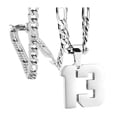 thumbnail image 1 of Minnieouse Collar Digital de acero inoxidable para hombres, colgante de Hip Hop, accesorios, collar con colgante, collar para hombres Ropa, zapatos y accesorios Miscelánea trece, 1 of 6