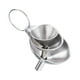 thumbnail image 1 of Embudos de cocina con asas para llenar botellas, frascos y recipientes de grado alimenticio (3 unidades) 3 Embudo, 1 of 9