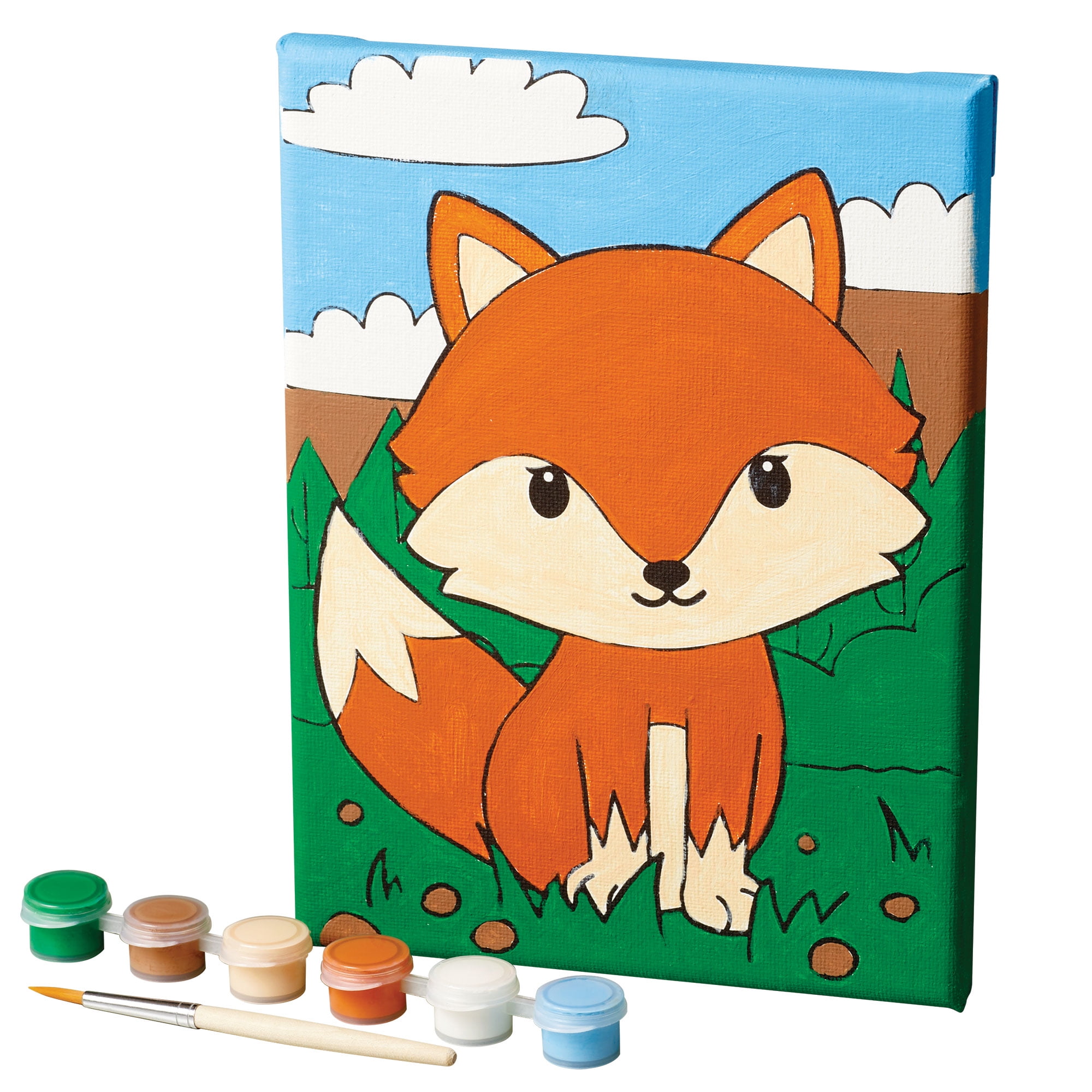 Hello Hobby Paint Your Own Fox Canvas