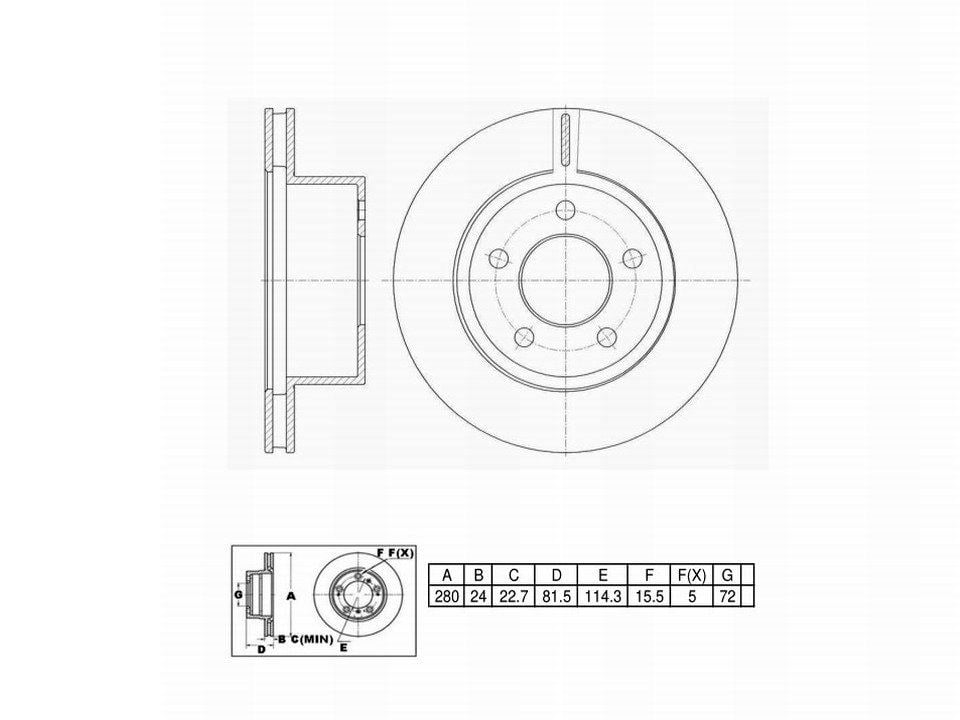 Winstop Brake Rotor, Front WS230779, Jeep Wrangler 1990-1999