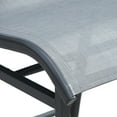 thumbnail image 5 of Outsunny 3 Piece Bar Height Outdoor Bistro Set for 2, Round Patio Pub Table 2 Bar Chairs with Comfortable Design & Strong Build, Charcoal Gray, 5 of 9