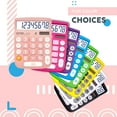 thumbnail image 5 of Catiga Electronics CD-8185 Large Screen Portable Calculator (Light Pink), 5 of 7