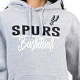 thumbnail image 3 of Women's G-III 4Her by Carl Banks Heather Gray San Antonio Spurs Graphics Fleece Pullover Hoodie, 3 of 3