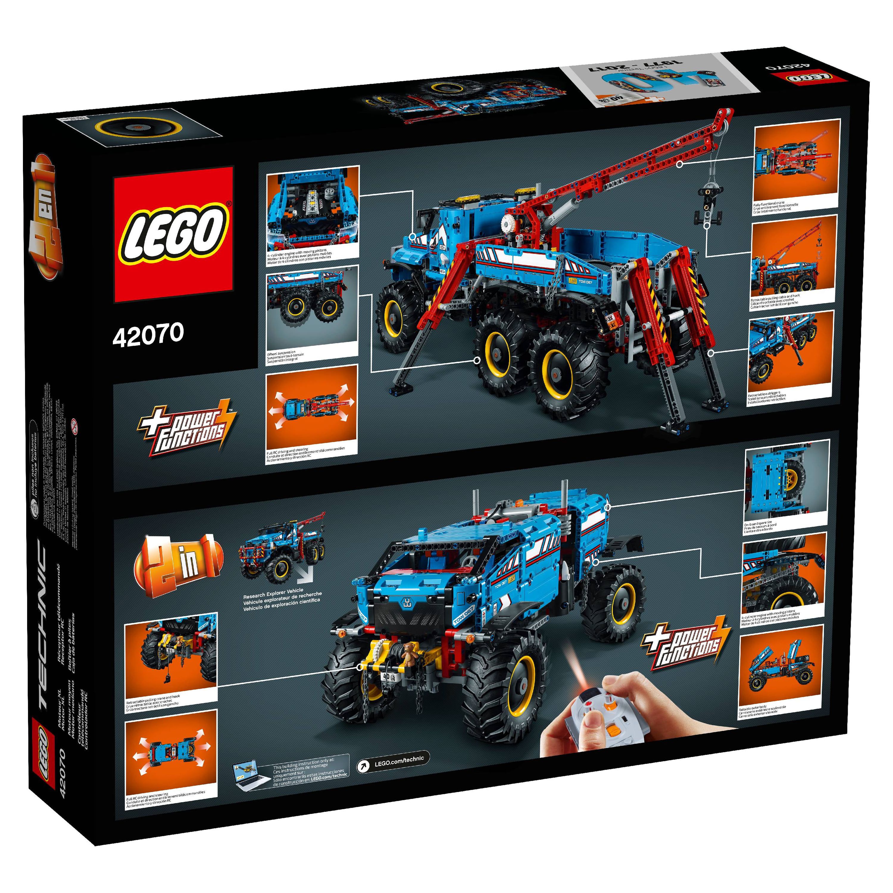 LEGO Technic 6x6 All Terrain Tow Truck 42070 - image 4 of 4