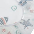 thumbnail image 5 of Unique Bargains Fish Single Layer Shower Cap 5 Pcs White Fish, 5 of 5