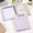 Purple-Letter Size - 1 Inch, variant on Creamy Oatmeal Letter Size - 1 Inch 3 Ring Binder With Clipboard and Dividers