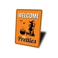 thumbnail image 4 of Welcome My Pretties Novelty Decor, Metal Wall Sign - 10x14 Inches, 4 of 4