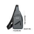 thumbnail image 3 of Bolsos cruzados, mochila bandolera, bolso de pecho, riñonera ajustable, bolso de hombro deportivo para exteriores, bolso de tela Oxford, bolso resistente a la suciedad, bolso con cremallera, bolso, 3 of 6