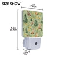 thumbnail image 4 of Yayeee LED Plug in Night Light for The Home with Auto Dusk to Dawn Light Sensors, 2 Pack, Cartoon Forest Animals, 4 of 6