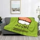 thumbnail image 2 of Fotbe Fresh Sushi Manta de Franela con Estampado, Manta Ultrasuave para Cama, Sofá, Auto, Hipoalergénica y Antibolitas-80"x60", 2 of 6