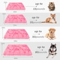 thumbnail image 6 of Exclusivo Mezcla Soft Plush Dog Bed Crate Mat for Medium Dogs (32*22*4 in), Faux Fur Fluffy Dog Pet Cat Kennel Pad with Anti-Slip Bottom, Machine Washable, Gradient Pink, 6 of 6