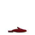 thumbnail image 3 of Sam Edelman Linnie Raspberry Embellished Slip On Almond Toe Flat Heeled Mules (Raspberry, 5.5), 3 of 8