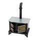 thumbnail image 3 of Estufa de Metal para casa de 1:12 con juguetes accesorios para casa de con chimenea larga, 3 of 4
