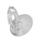 thumbnail image 2 of Matsuzay Soporte de plástico para cepillos de portátil montado en la pared resistente al agua autoadhesivo estante para afeitadora sin Juegos de accesorios de baño Transparente Matsuzay  HA000095-01B, 2 of 6