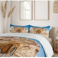 thumbnail image 5 of Ambesonne Galaxy Duvet Cover Sets, Empty Tunisia Film Set, 2-Queen, Brown Blue, 5 of 6