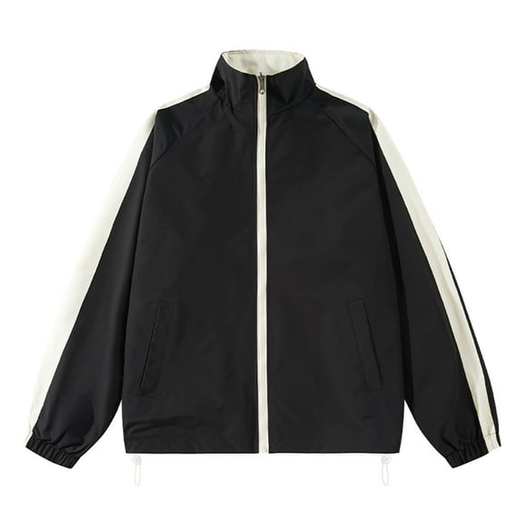 Cameland Men's Hoodie Jacket Running Cycling Jackets Thin Hooded Sweatshirt Long Sleeve Windbreaker Lightweight Windproof Zipper Coat