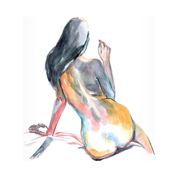 Jennifer Paxton Parker 'Colorful Shadows II' Canvas Art