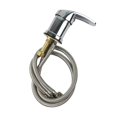 thumbnail image 4 of Grifo de champú para salón, tubería de agua, mezclador frío y caliente, unidad de retrolavado de fregadero de salón de acero inoxidable para cabezal plata sin cabeza de tubo, 4 of 9