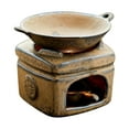 thumbnail image 1 of Difusor de Aceite Zulema Ornamento Tallada a Mano Quemadores de Aceite Extraíbles Modernos, 1 of 8