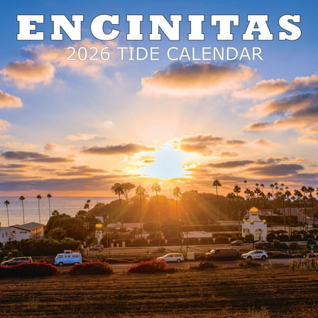 ENCINITAS 2026 TIDE WALL CALENDAR