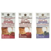Hyleys Slim Tea - 3 Pack (Acai Berry, Goji Berry and Raspberry) 25 teabags each