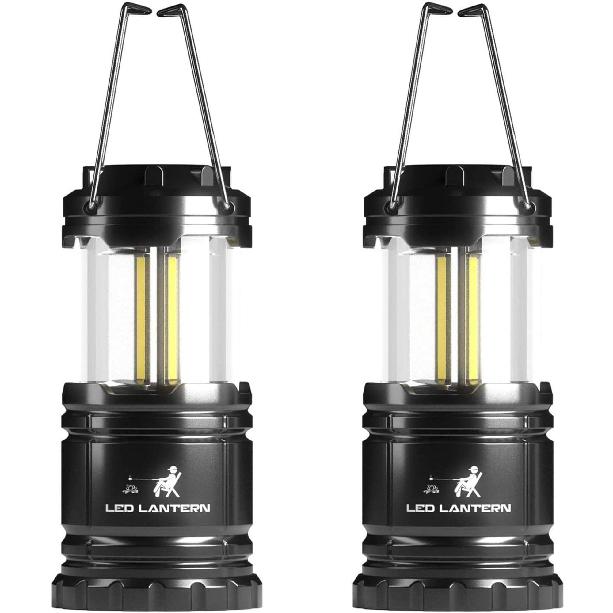 MalloMe Lanterne LED Camping Pliable - 146 Lumens, 360°, Autonomie 30h - Piles AA Non Incluses