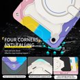 thumbnail image 2 of FJLBDE Case for Lenovo Tab P11/Tab P11 Plus 11 inch with 360 Kickstand, Shoulder Strap Carrying Protective Cover, Multicolor Pink, 2 of 6