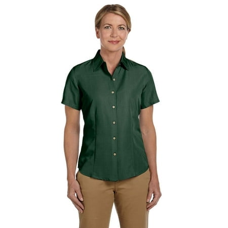 Harriton Ladies' Barbados Textured Camp Shirt