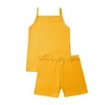 thumbnail image 4 of hengsof Girls Camisole Cotton Camisole Tops and Shorts Lounge Wear Set, 4 of 5