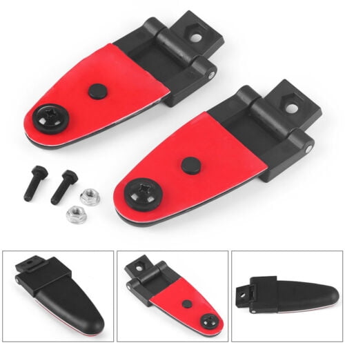 For Truck Cap LEER 100XL/100LE 2PCS All Glass Rear Door Hinges & Hardware 103528