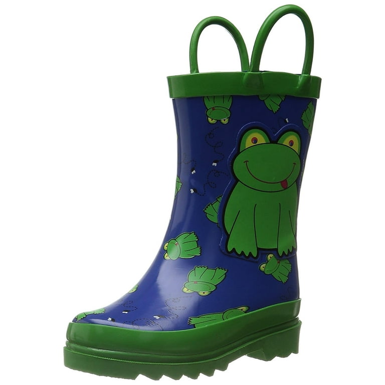 Boys green boots 2025