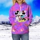 thumbnail image 1 of Disney Couple Set Minnie Mouse Women's Clothing Women's Fashion Top Printed Hoodie Women's Mickey Hoodie Children's SweatshirtKids-120 Gao Jinjia LED, 1 of 2