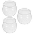 thumbnail image 1 of IFANLANDOR 3Pcs Small Fish Tank Clear Round Plastic Bowls for Desktop Aquarium Home Decoration 11.8In, 1 of 8