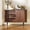 Sliding-Brown, variant on HLR 47.2" W Fluted Sideboard Buffet Cabinet with Storage, Mid-Century Console Table Credenza with Tambour Doors, Brown