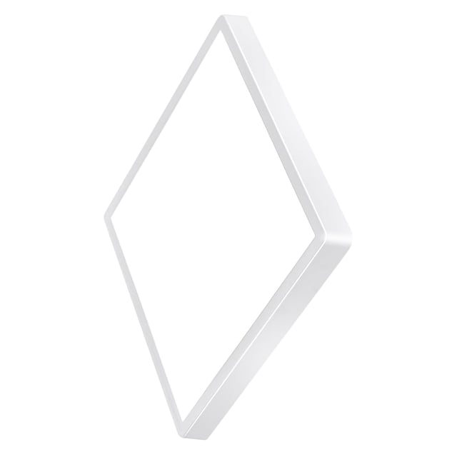 20 Inch Large LED Flush Mount Ceiling Light, 45W, 4500LM, Non-dimmable, 3000K/4000K/6000K CCT Selectable, White Square Flat Panel